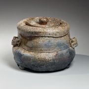 Tanaka Sajiro, karatsu water jar, karatsu mizusashi, Glazed stoneware, 1998