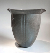 Minegishi Seikō (b. 1952), Brown rice-colored celadon-glazed stoneware