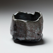 Craqueleur celadon twisting teabowl, 2015