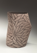 Bent vessel with woven-pattern decoration, 1988