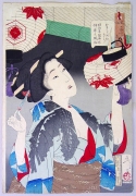 Subject: Kyoto Waitress in the Meiji Era