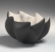 Lobed bowl composed of seven joined hollowed parts with zig-zag rim, 2016